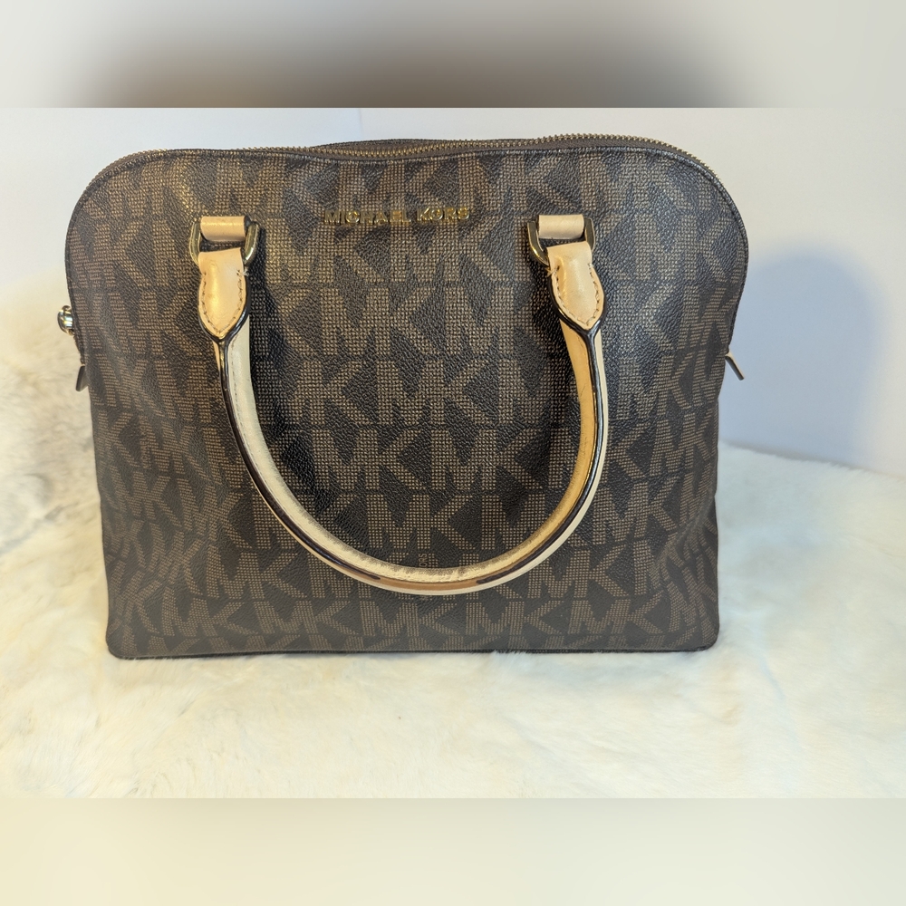 Michael Kors Dark Brown Monogram Tote